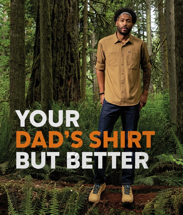 Your dad's shirt but better