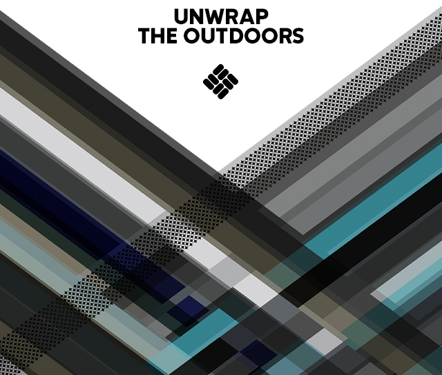 Unwrap the outdoors. Ribbon pattern. 
