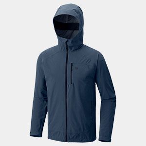 A blue Mountain Hardwear jacket. 