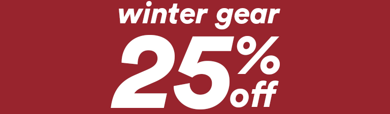 25% off winter gear