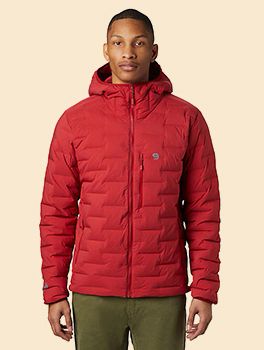 Mens Super/DS Stretchdown Hooded Jacket