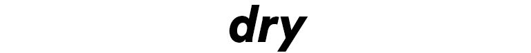 dry
