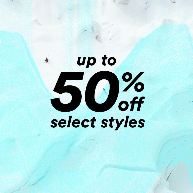 Up to 50% Off Select Styles