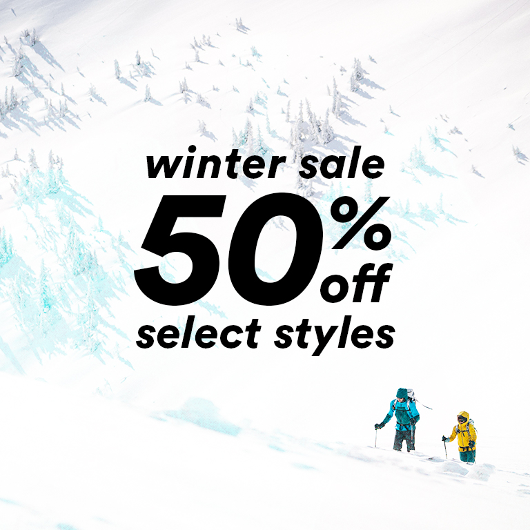 Winter Sale 50% off select styles