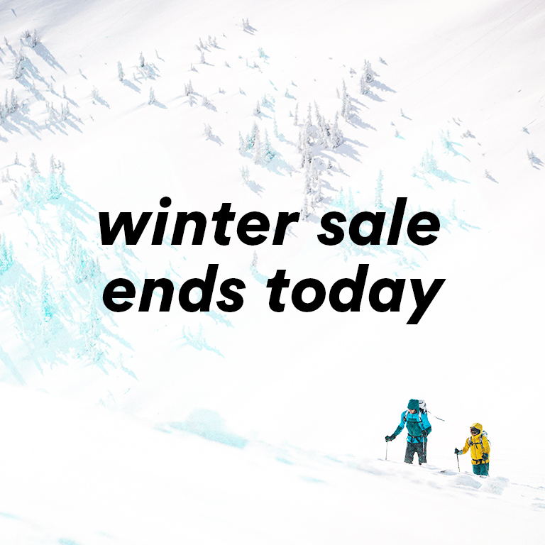 Winter Sale Ends Today