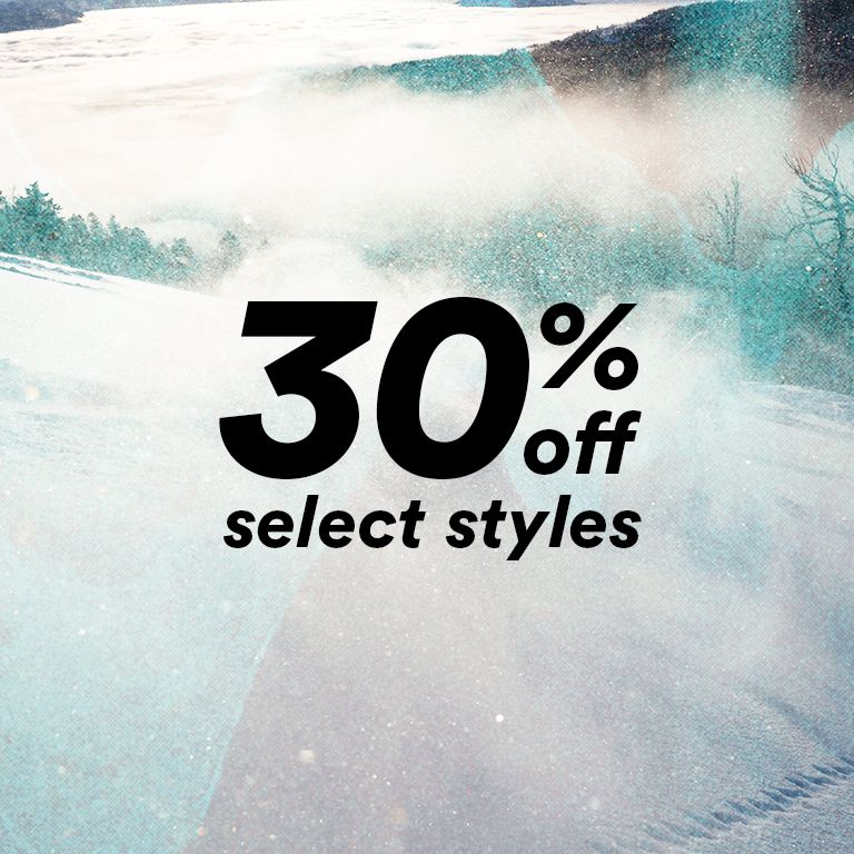 30% Off Select Styles
