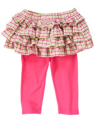 Gingham Skirted Legging