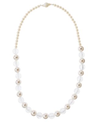 Faux Pearl Bead Necklace