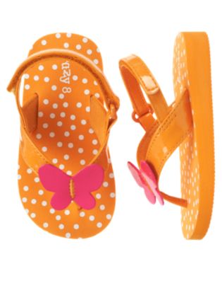 Butterfly Dot Flip Flop