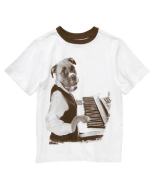 Piano Dog Tee