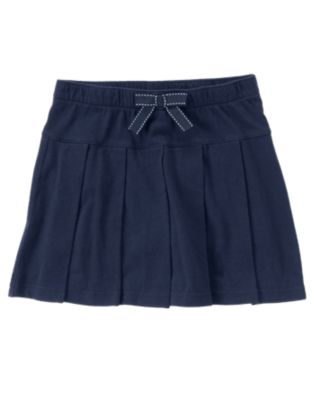 Uniform Ruffle Knit Skort