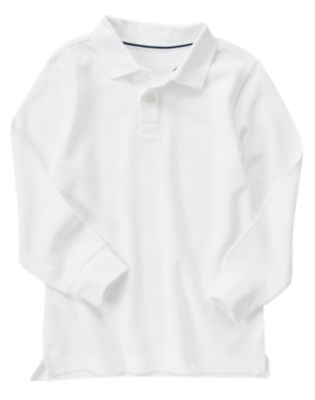 Uniform Long Sleeve Polo Shirt