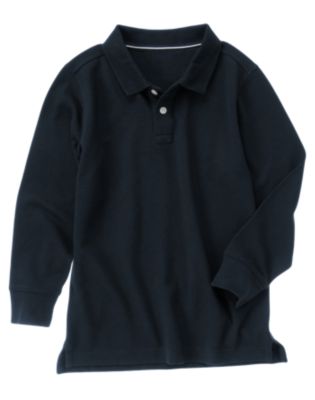 Uniform Long Sleeve Polo Shirt