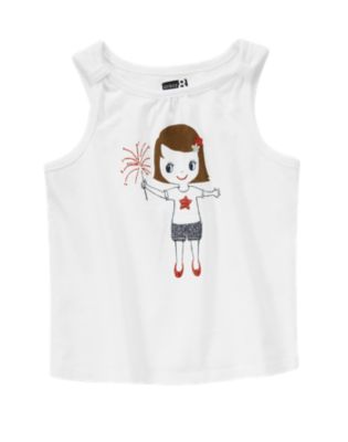 Sparkler Girl Tank Top