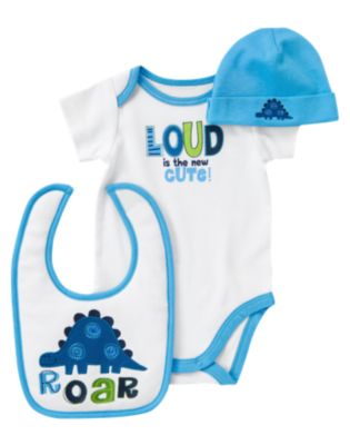 Dino Bodysuit 3-Piece Set