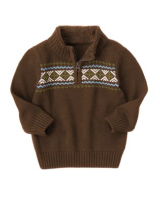 Fair Isle Pullover Sweater
