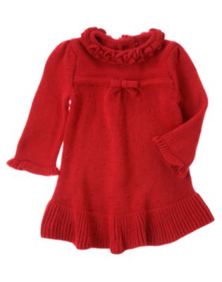 Pointelle Sweater Dress