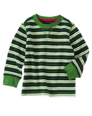 Stripe Thermal Tee