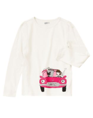 Gem Girl With Car Tee