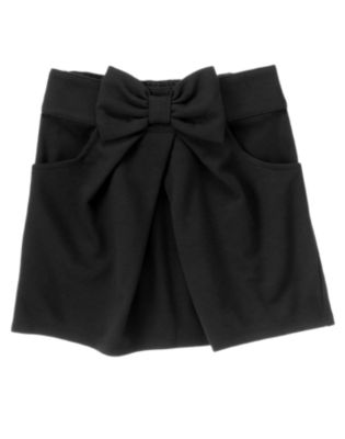 Bow Ponte Skirt