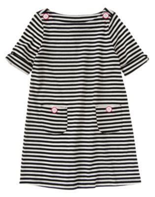 Stripe Pocket Knit Dress