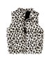Leopard Print Puffer Vest