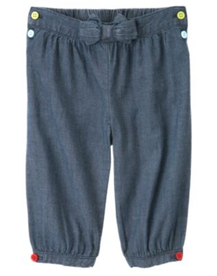 Bow Chambray Pant
