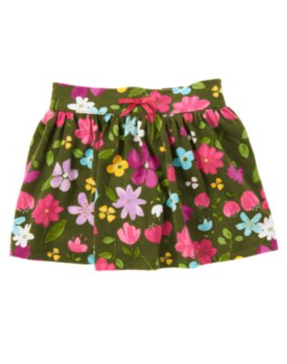 Floral Knit Skort