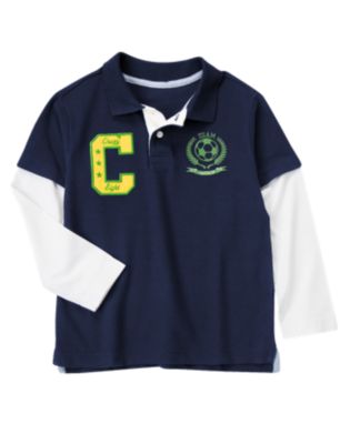 Team Captain Double Sleeve Pique Polo Shirt