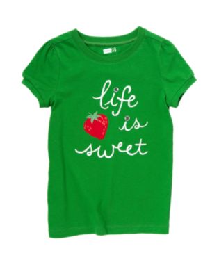 Life Is Sweet Gem Strawberry Tee