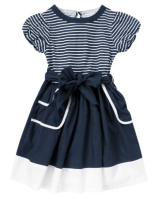 Stripe Sash Dress