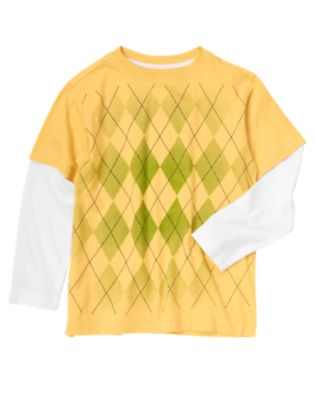 Argyle Double Sleeve Tee