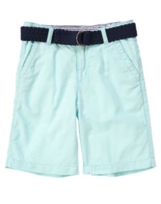 Belted Oxford Short