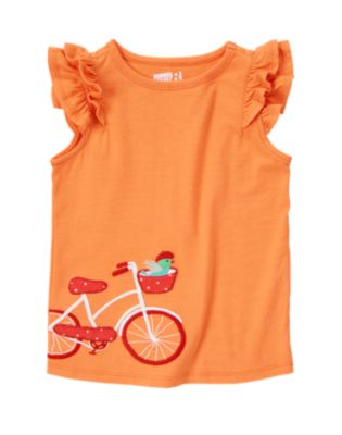 Birdie Bike Ruffle Tee