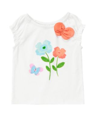 Butterfly Flower Top