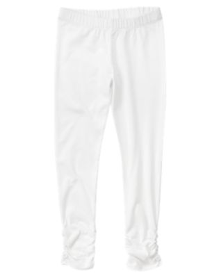 Button Ruched Legging