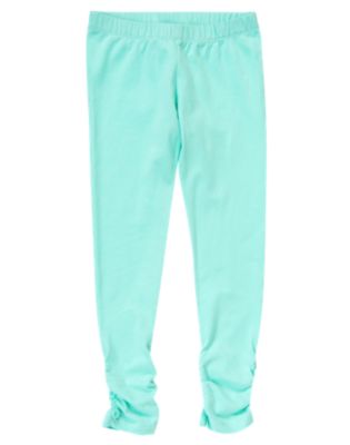 Button Ruched Legging