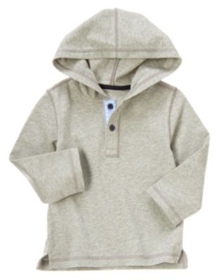 Oxford Trim Hoodie