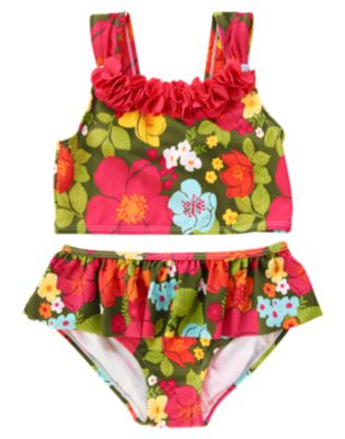 Rosette Floral Bikini