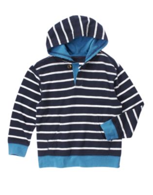 Stripe Pullover Hoodie