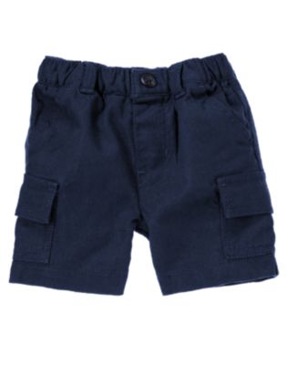 Linen Blend Cargo Short