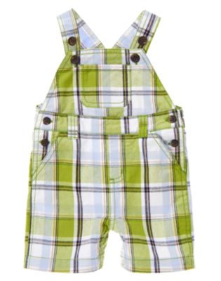 Plaid Canvas Shortall