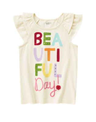 Gem Beautiful Day Flutter Tee