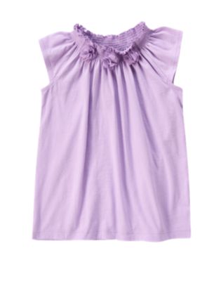 Rosette Smocked Top