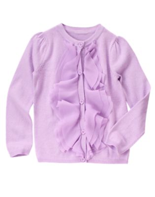 Ruffle Cardigan