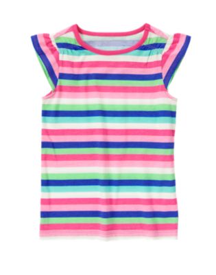 Stripe Flutter Tee