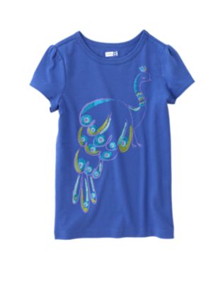 Sparkle Peacock Tee
