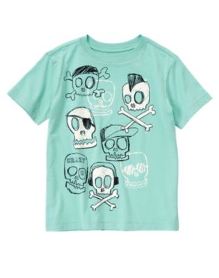 Skull & Crossbones Doodles Tee
