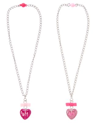 BFF Heart Necklace 2-Pack