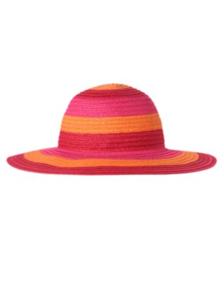 Stripe Straw Sunhat